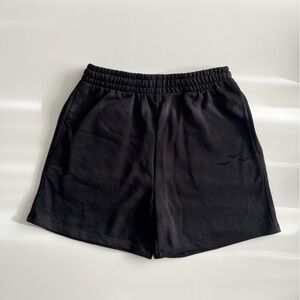 LazyPants High Rise Soft Cotton Blend French Terry Shorts NWT